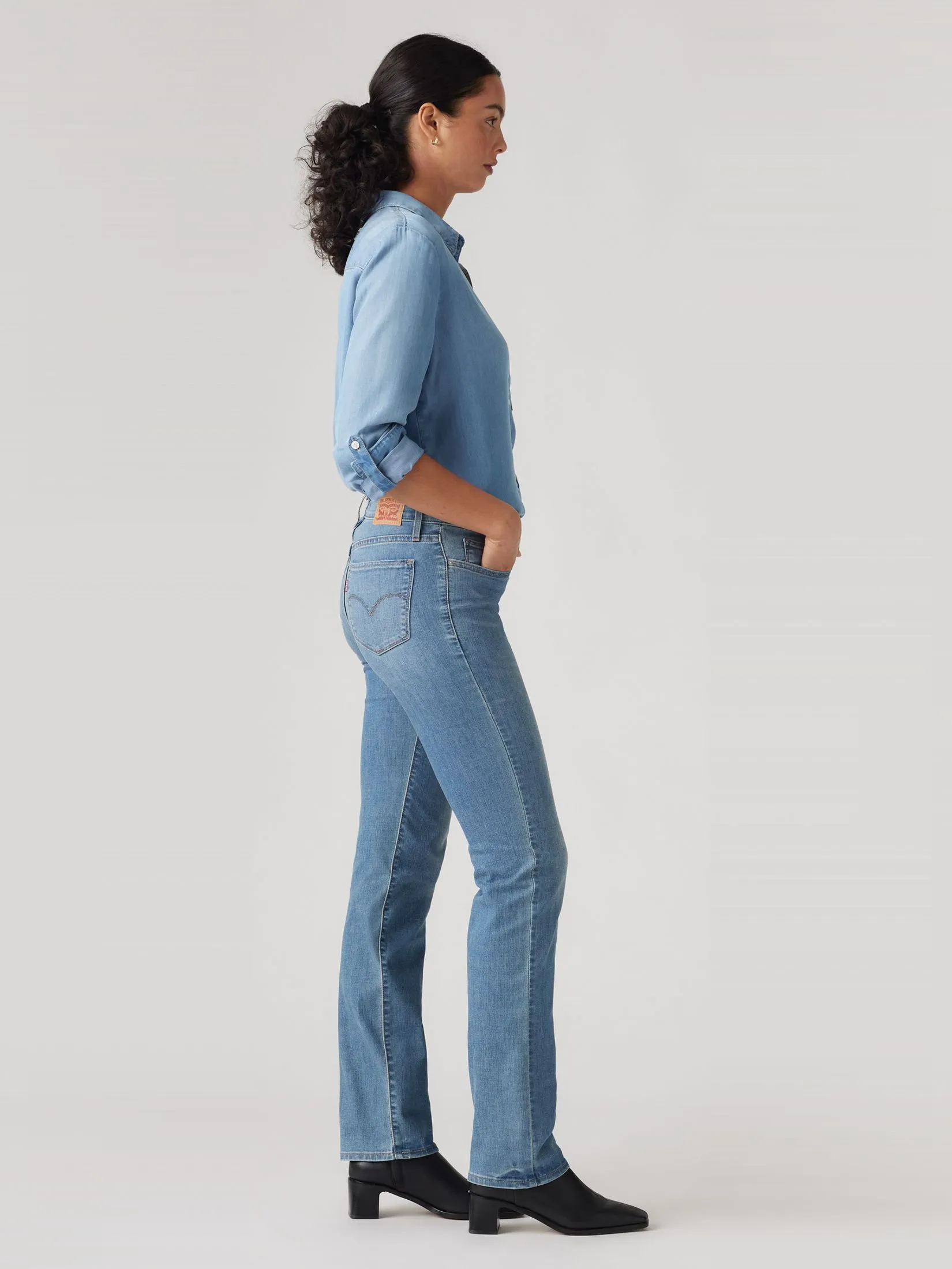 LEVI'S Women's 314 Shaping Straight Jeans Blue