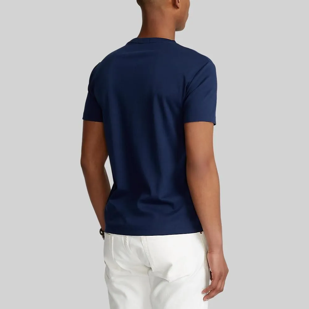POLO RALPH LAUREN Polo Ralph Lauren TEE-Custom Slim Fit Soft Cotton T-Shirt MNPOTSH1N820101 410 NAVY-410