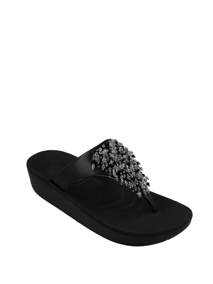 AEROSOFT Women Flip-Flops Extra Soft F11 - Black