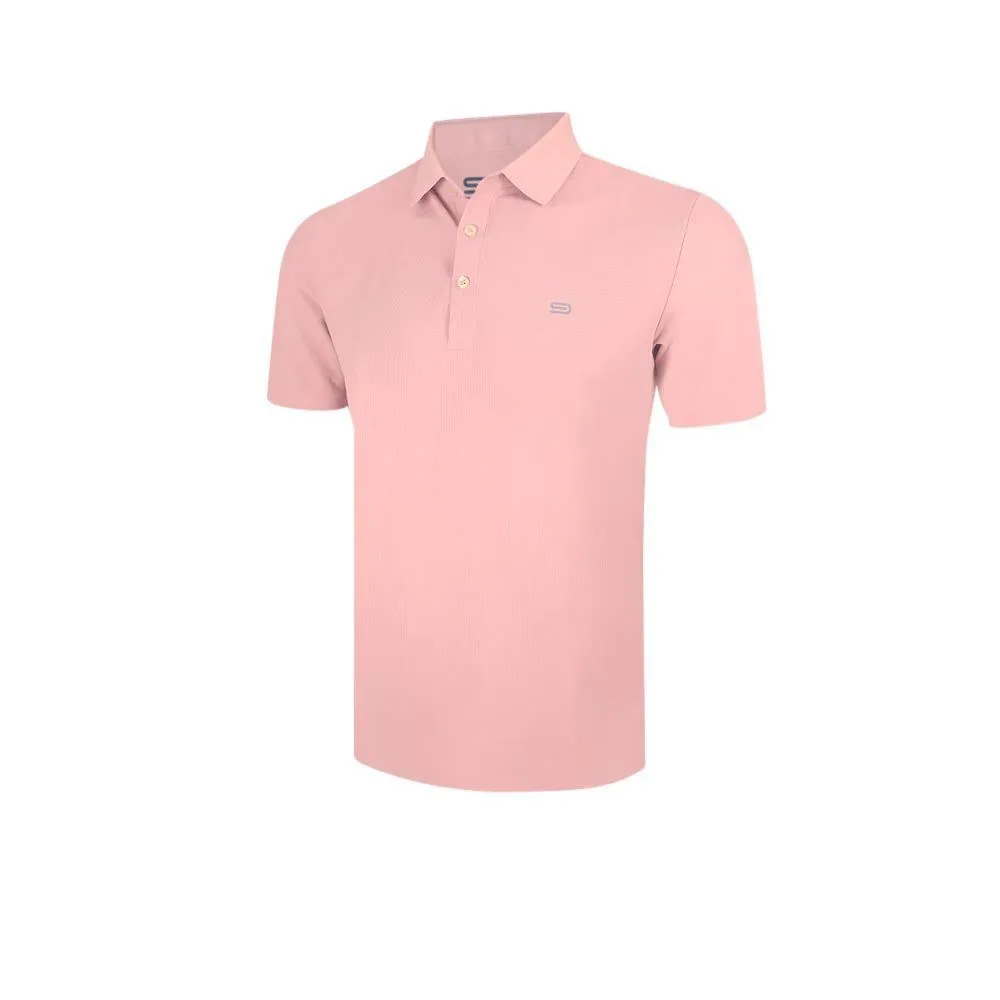 9NINE Men Golf Polo Shirt N25GOPOM05 Pink - 9N358AP619EKTH