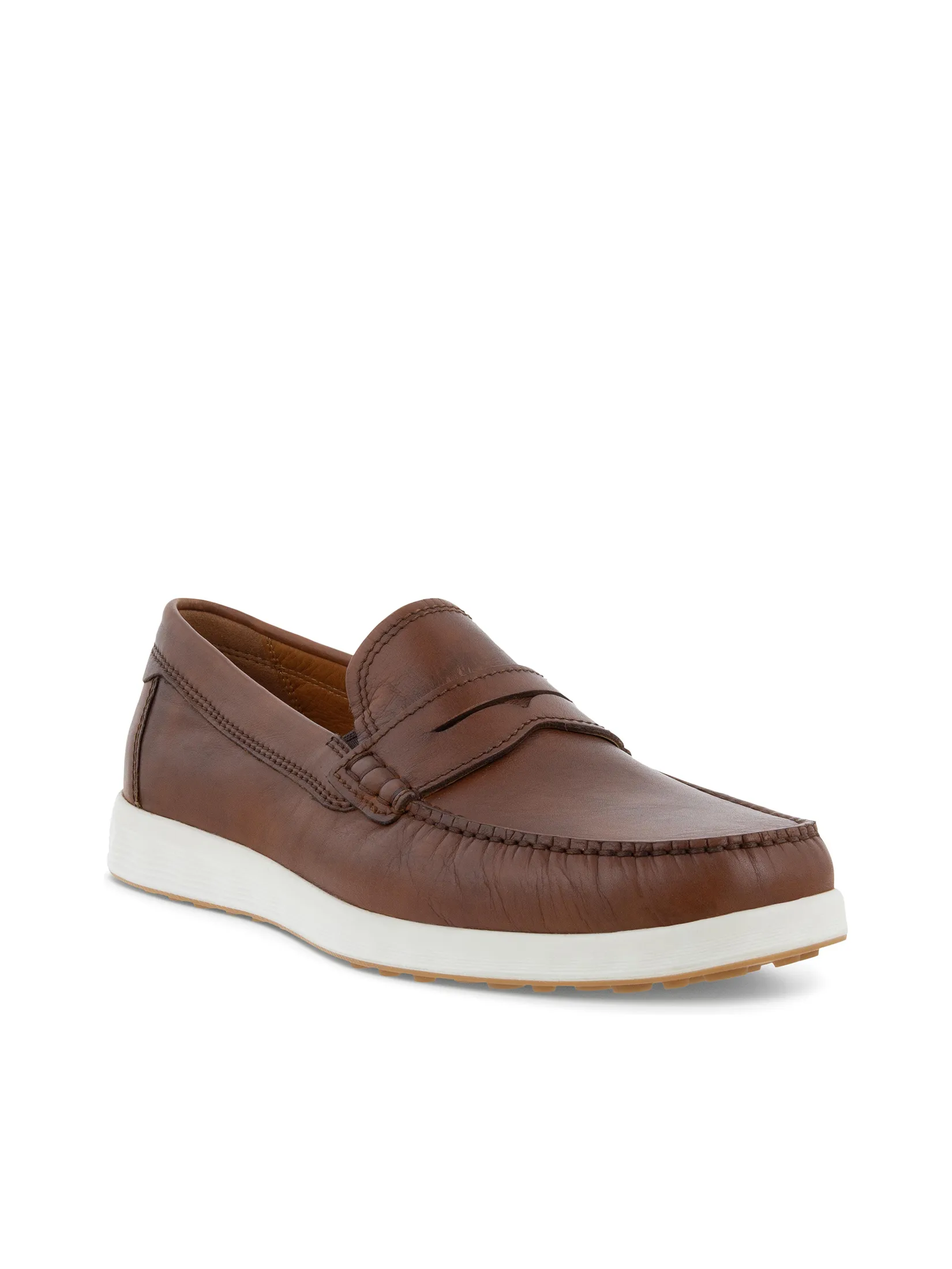 ECCO Men Leather Shoes S Lite Moc Cognac Size - 41 EU