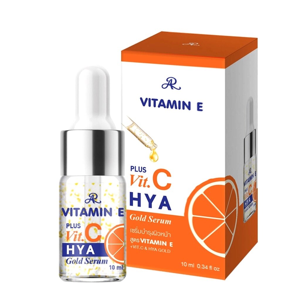 Питательная сыворотка для лица с Гиалуроновой Кислотой, витамином E и С, AR Vitamin E plus C HYA Gold Serum