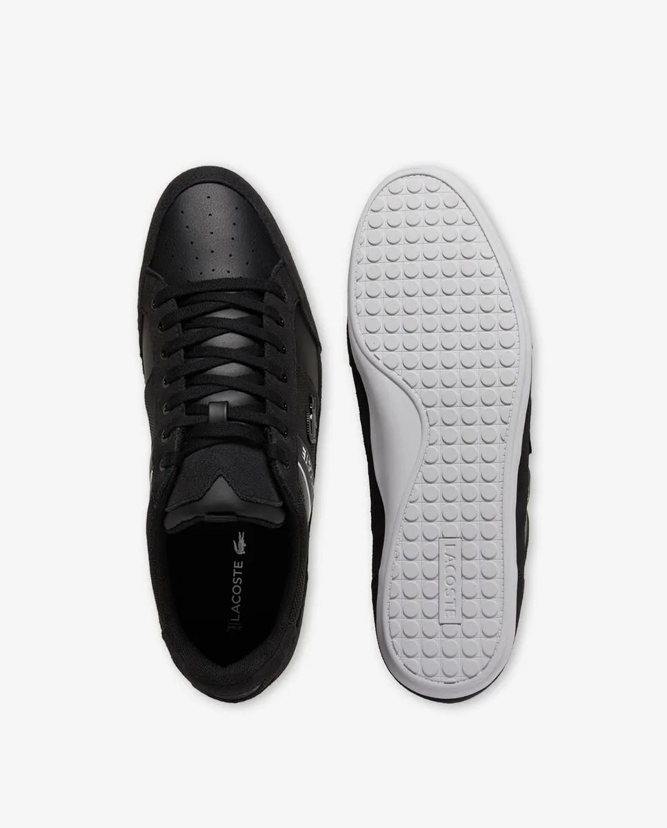 LACOSTE Men’s Chaymon Suede Sneakers Black