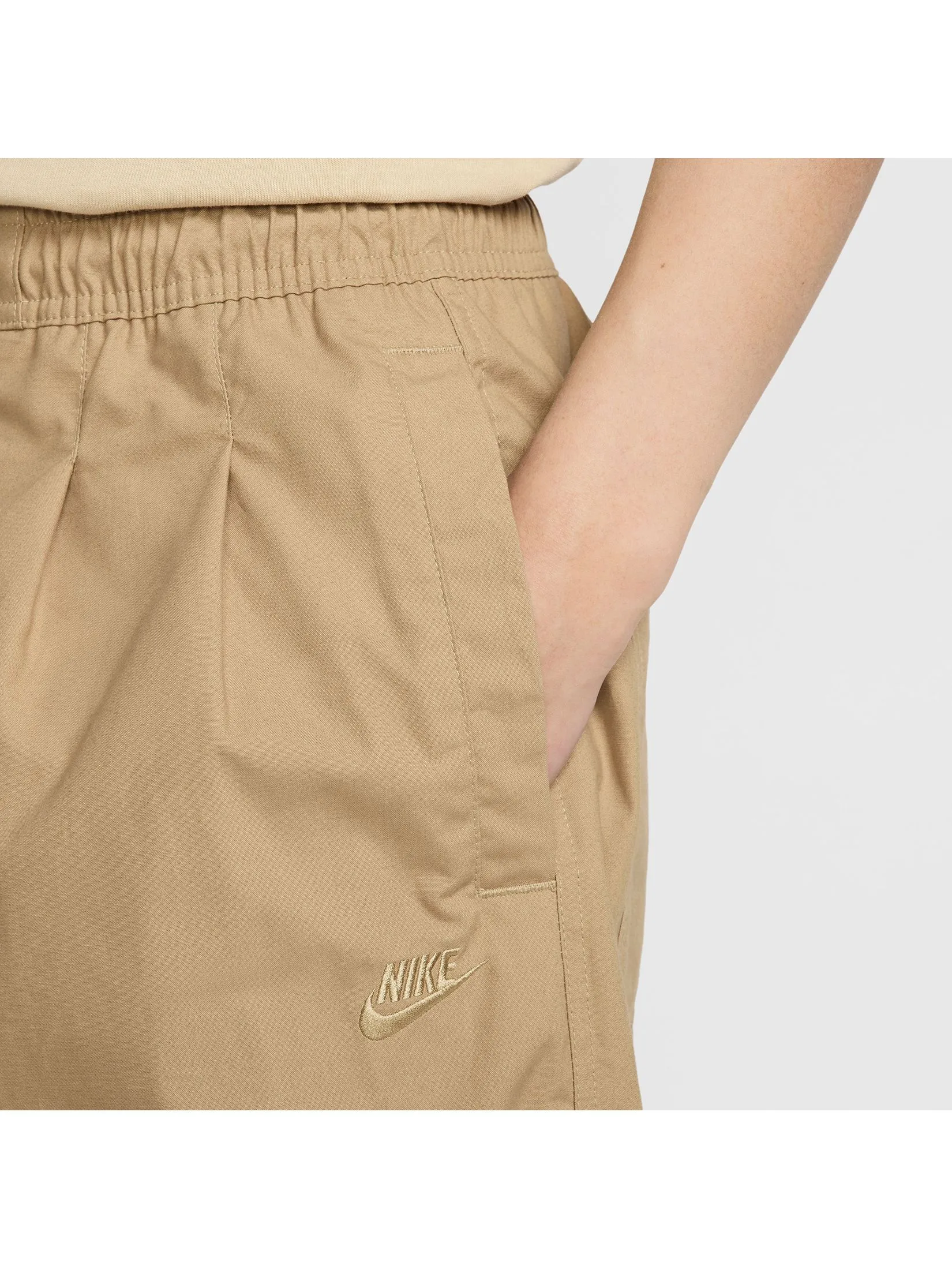 NIKE Men Balloon Pants Club HJ1974-297 Parachute Beige/Parachute Beige