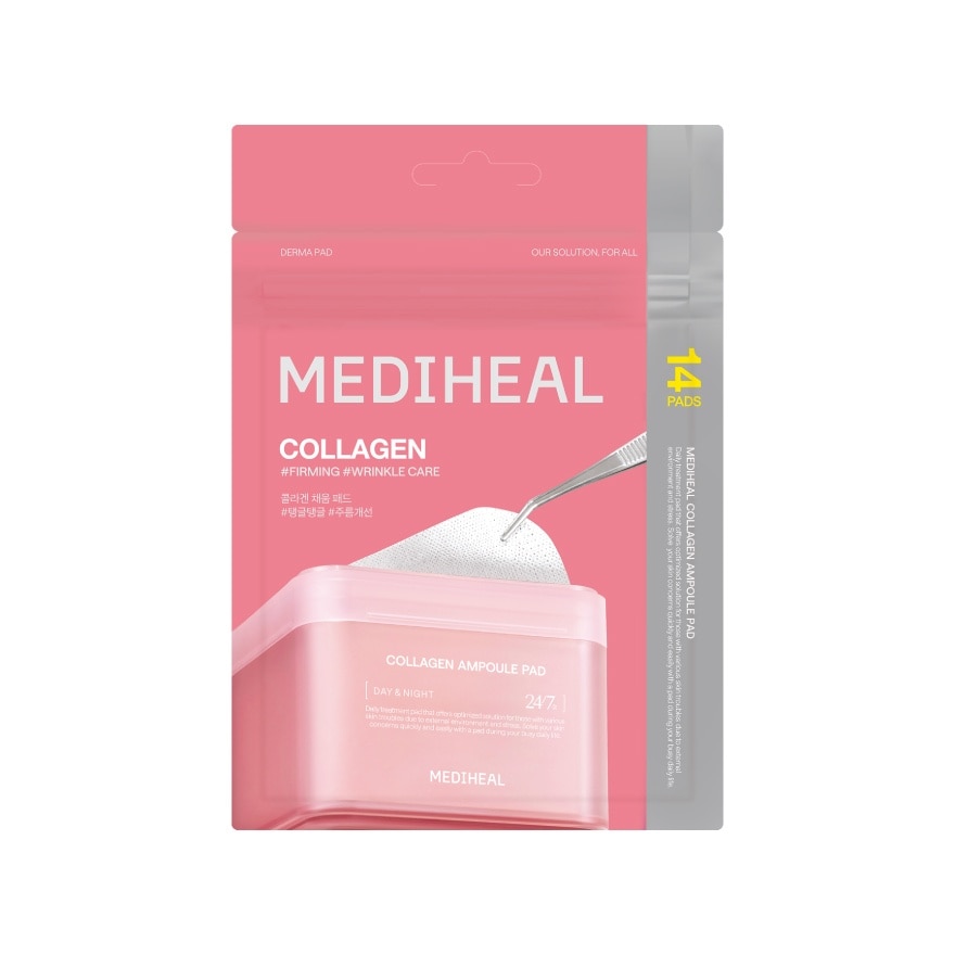 Mediheal Pad Collagen Ampoule 14'S - Pink