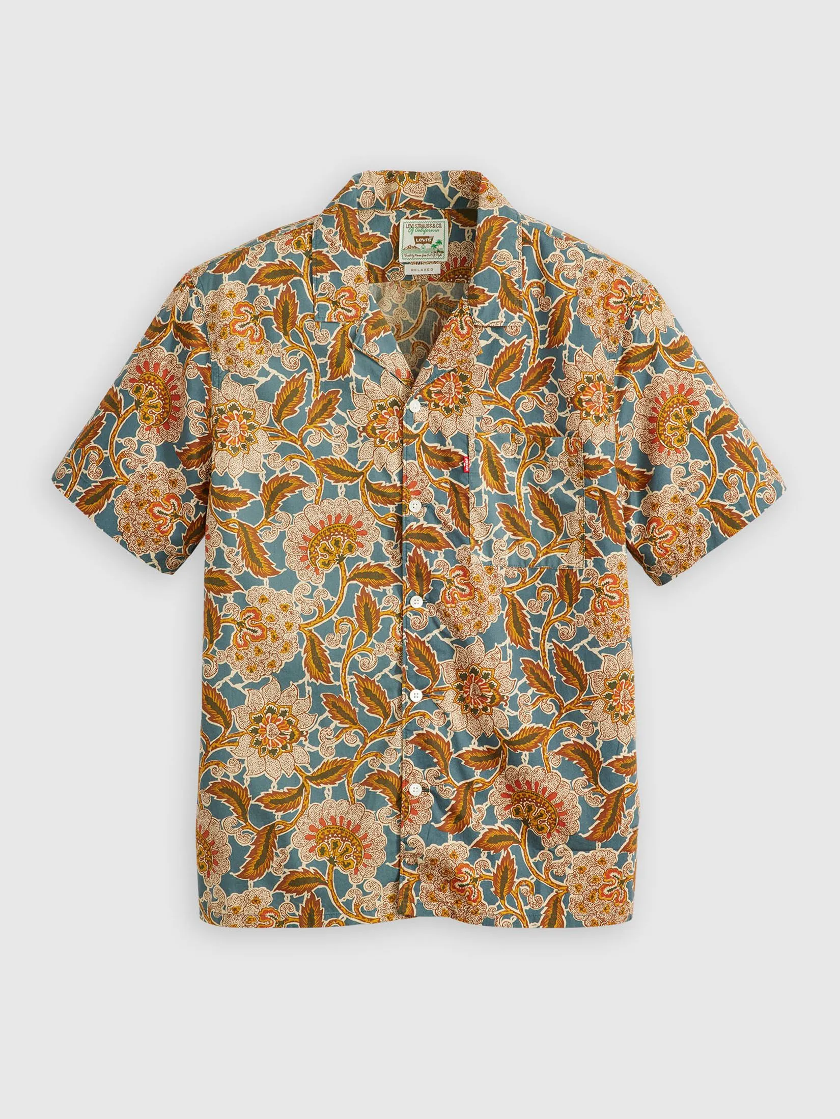 LEVI'S Levi’s Men’s Sunset Camp Shirt Brown