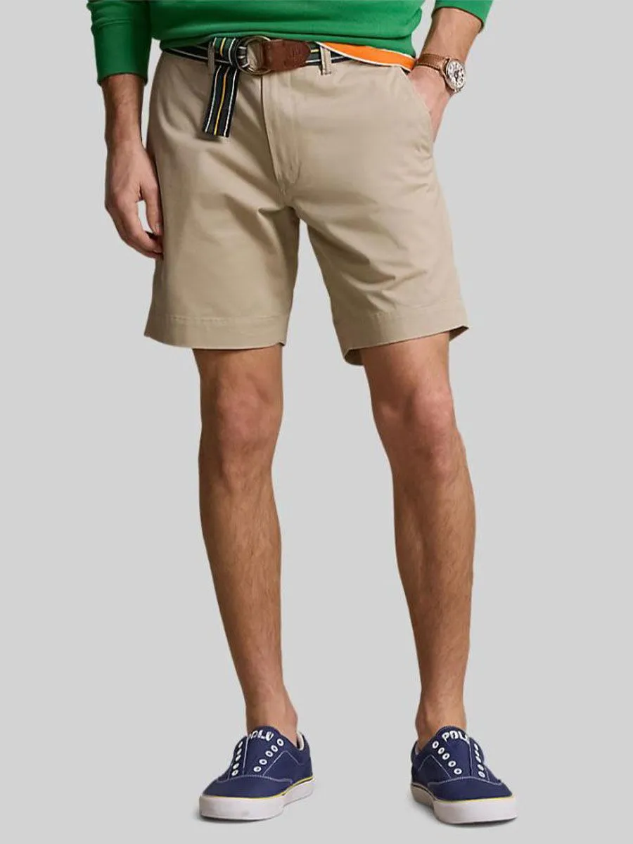POLO RALPH LAUREN Men Shorts-8-Inch Stretch Straight Fit Chino Short MNPOSHO14G20214-Light Beige-270