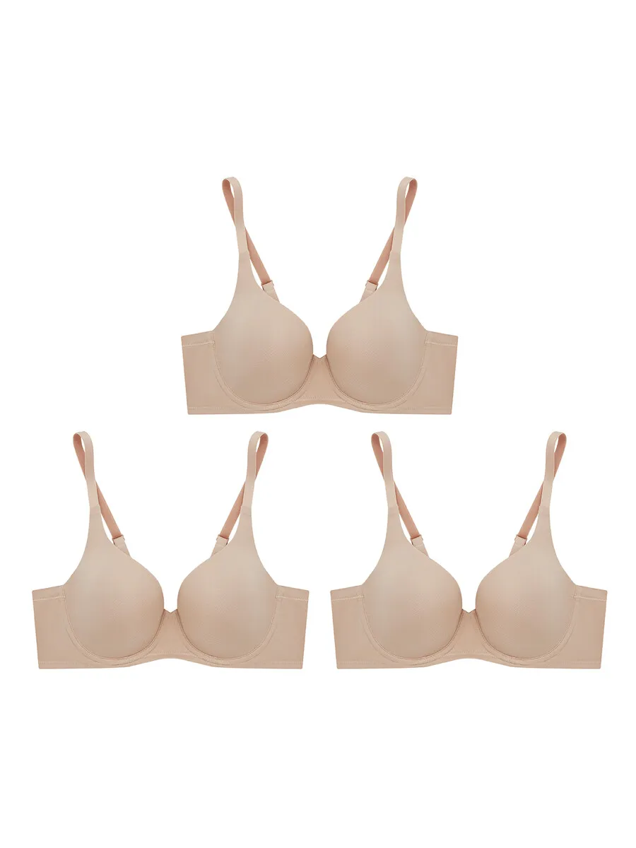 SABINA [Pack 3 Price] Wire Bra Perfect Bra Collection - Nude Size - B42