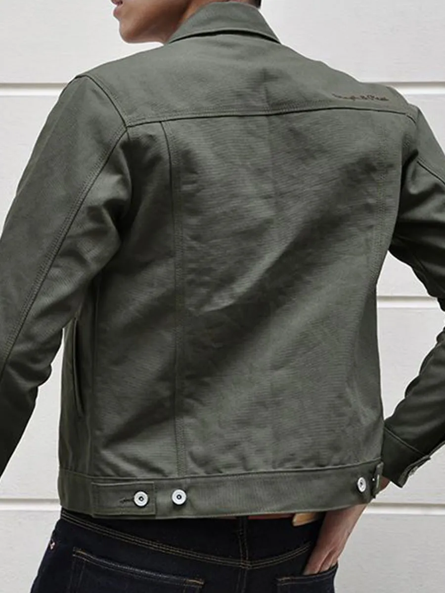 SIMPLE&RAW Jack Canvas Jacket Jk904-Gr-L Green