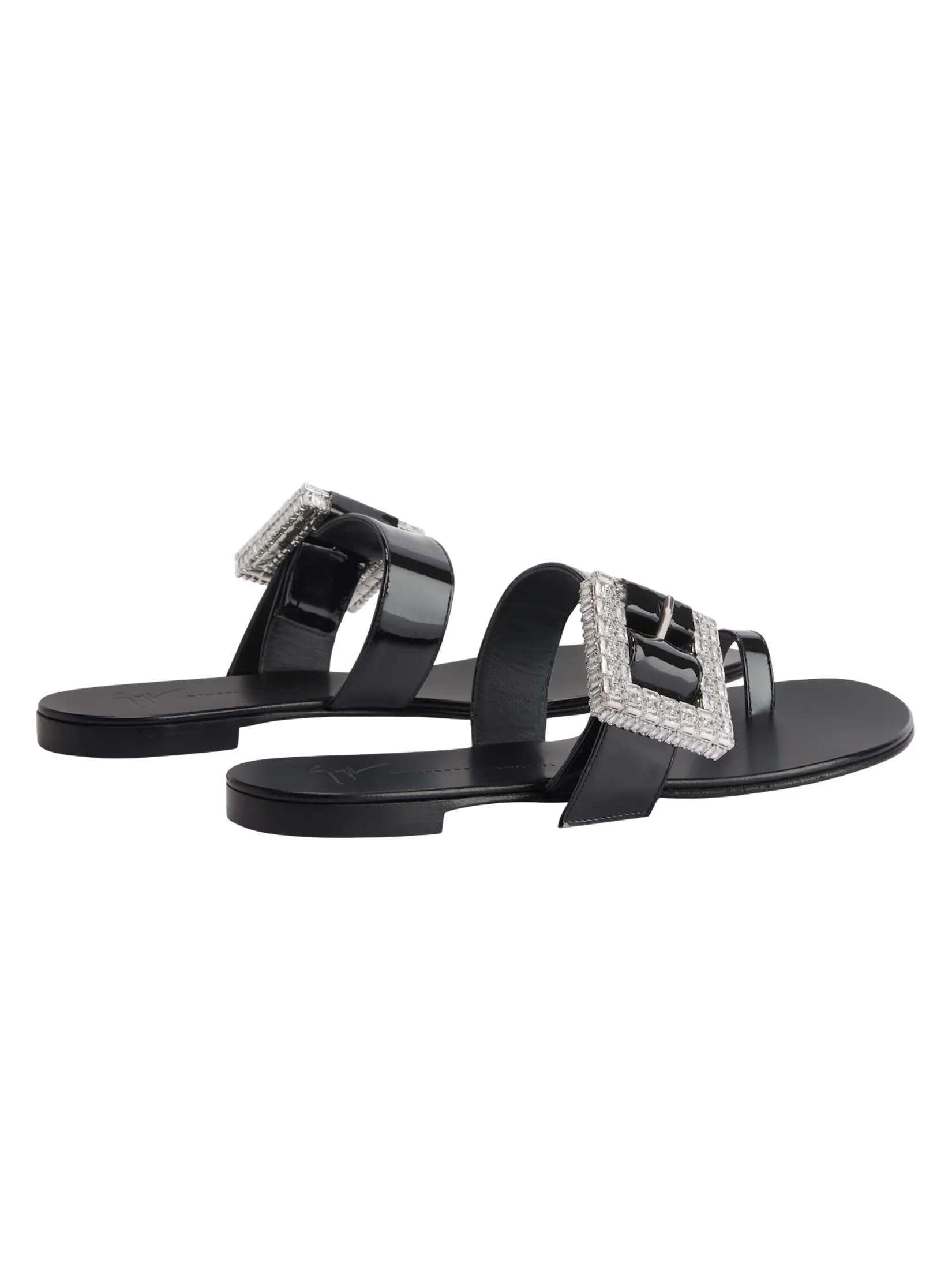 GIUSEPPE ZANOTTI Women Sandals THE MISS BUCKLE SANDAL TIN.PASS NERO