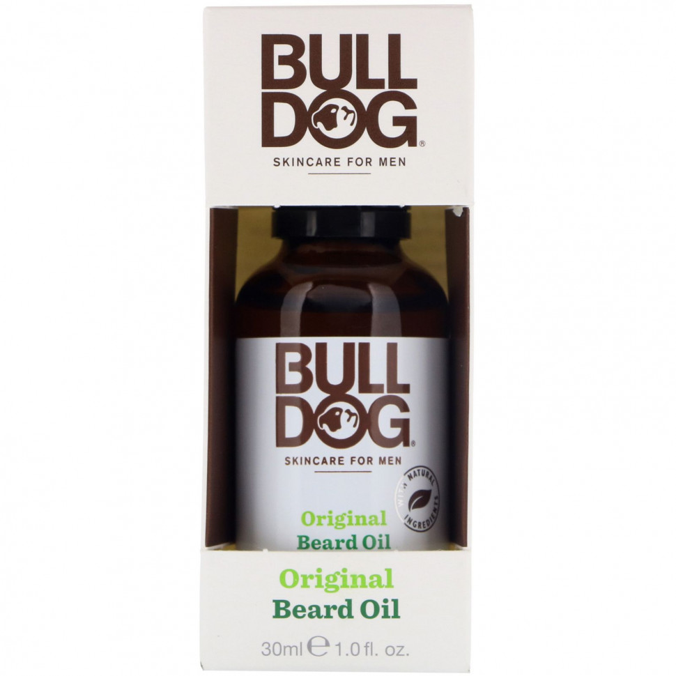 Bulldog Skincare For Men, Оригинальное масло для бороды, 30 мл