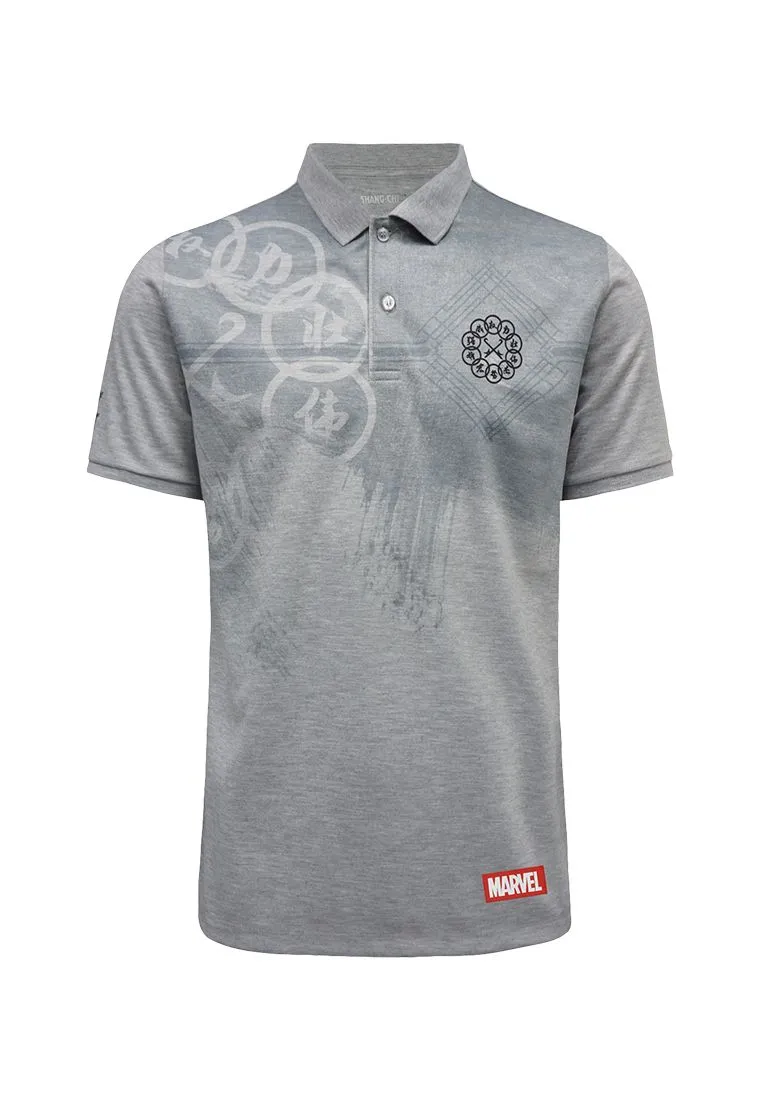 FBT GREY FBT x Marvel Shang-Chi Polo Shirt D2C436 Size - S