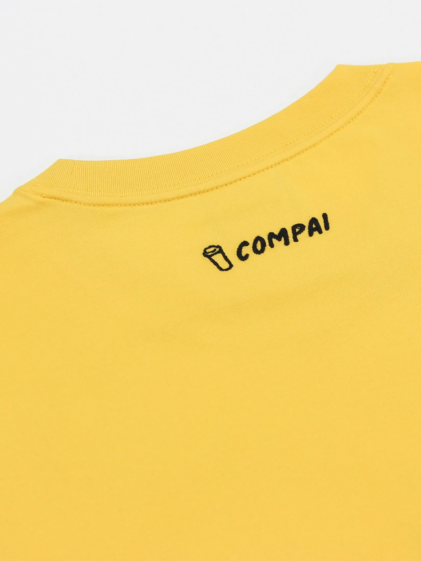 GIORDANO Men's Relax Jersey Sorona Printed Tee (Minions) Daffodil yellow