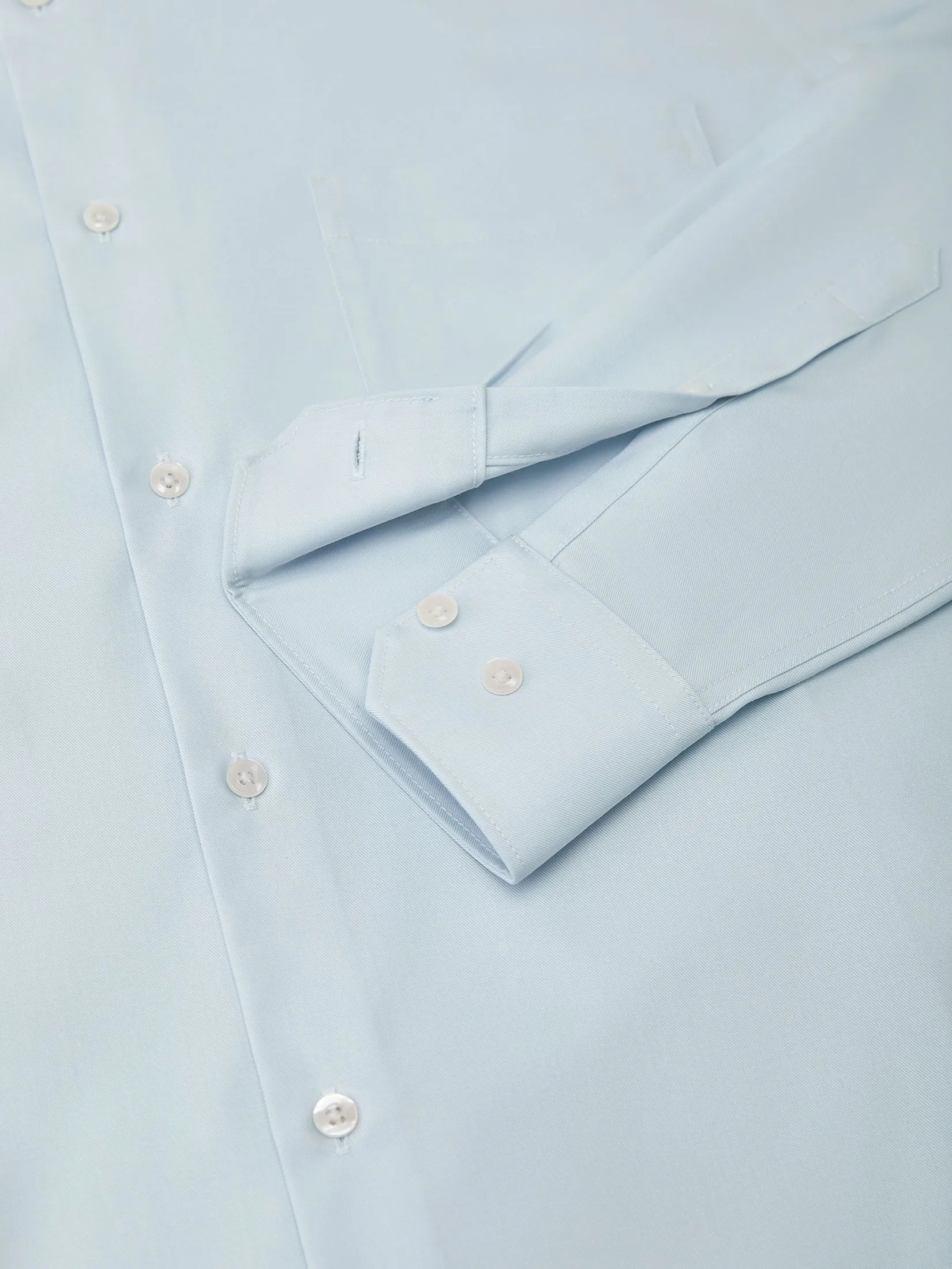 G2000 Men Clothing Non-Iron Silky Touch  Shirt Smart Fit - Blue