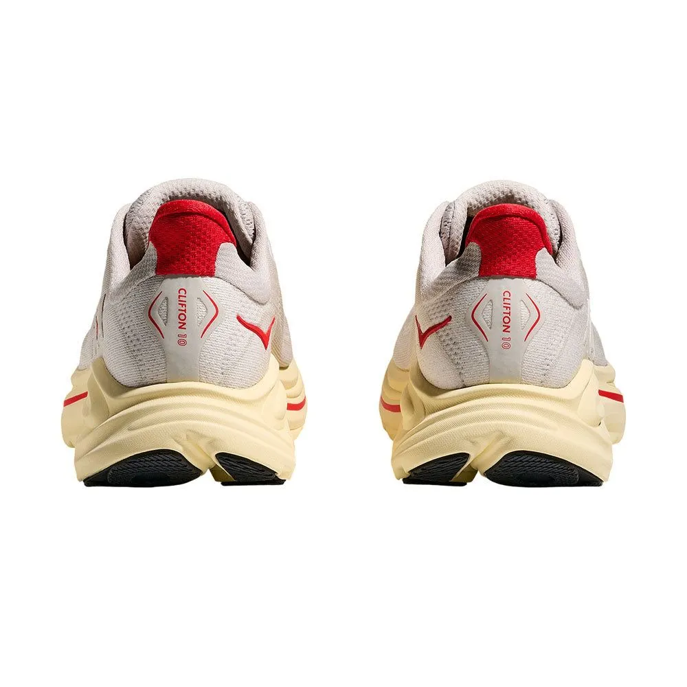 HOKA Clifton 10 Women Running Shoes Cream - HO229SH155ELTH