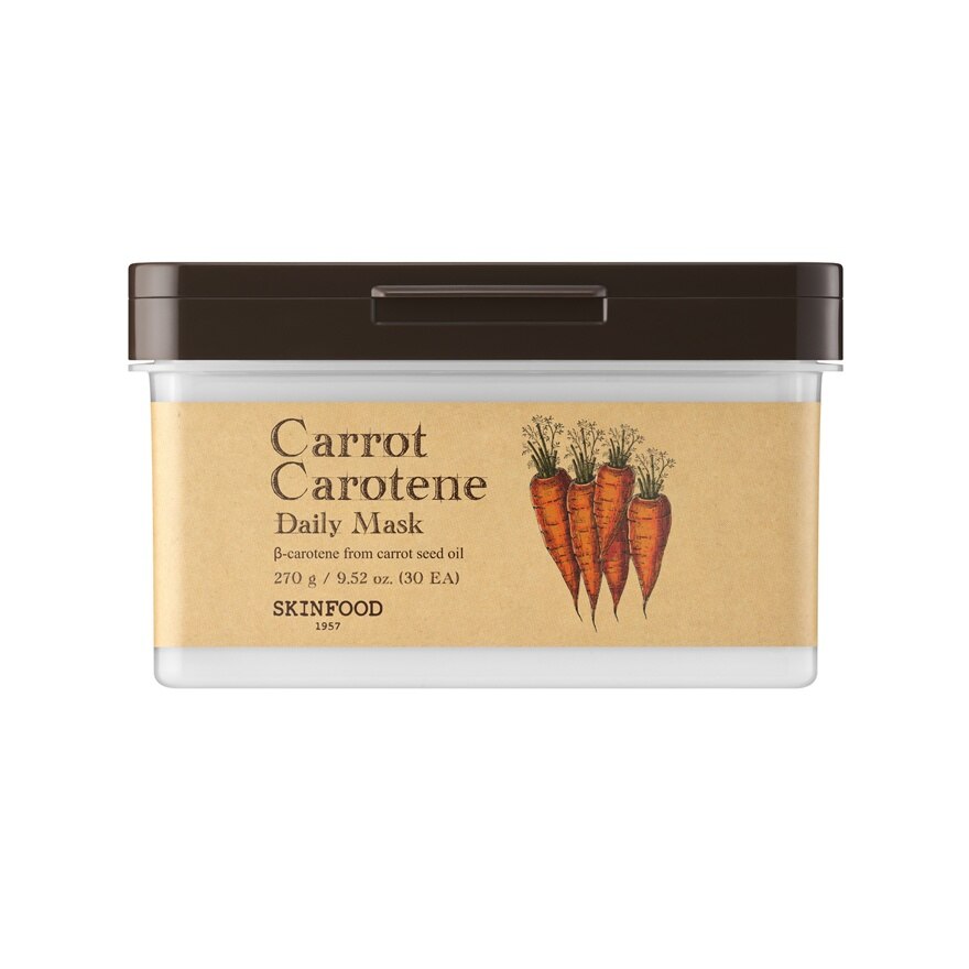 Skinfood Mask Carrot Carotene Daily 30'S - ฺBrown