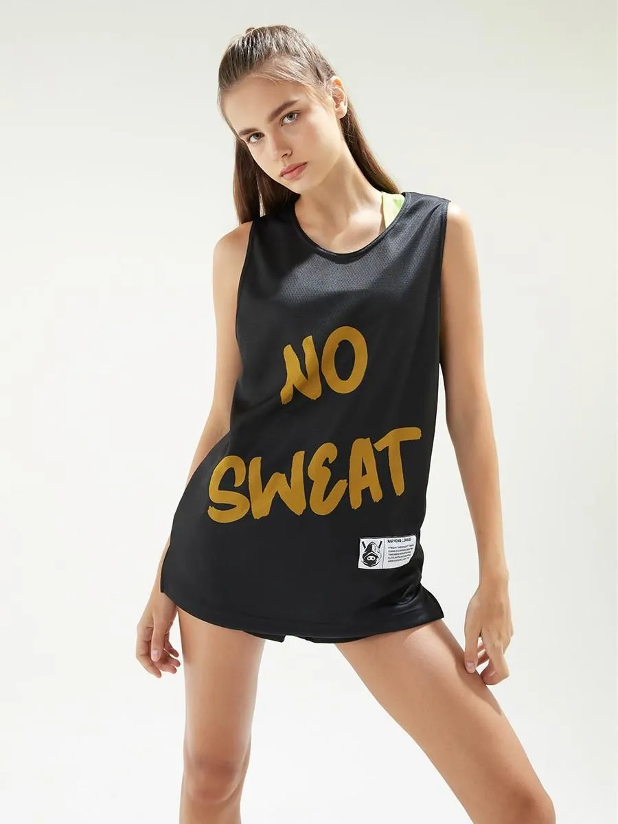 NAPIYONG Jelly Swingman Tank Top in Black