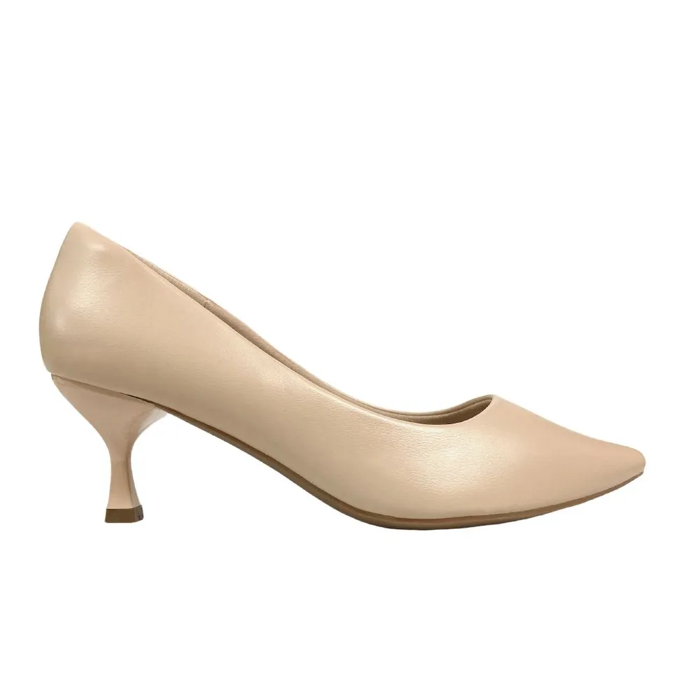 D'ARTE BEIGE HIGH HEELS D75-22885 Size - -3.5