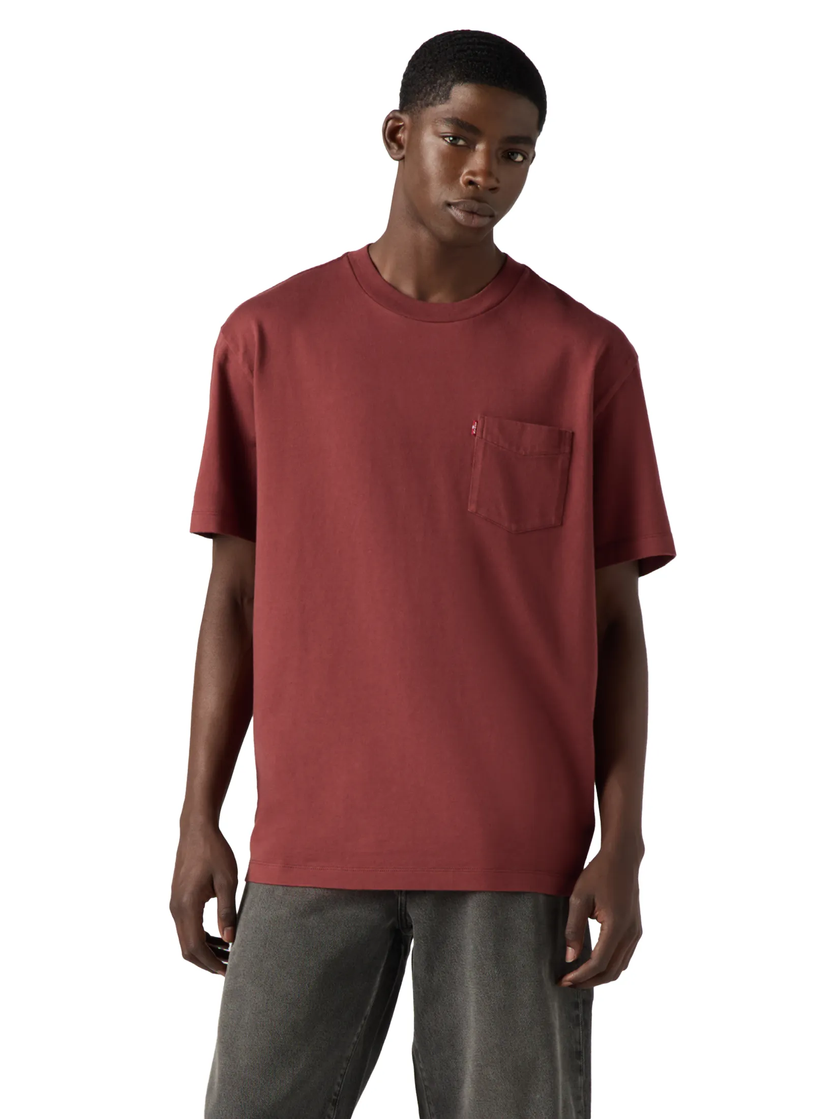 LEVI'S Men’s Pocket T-Shirt Red