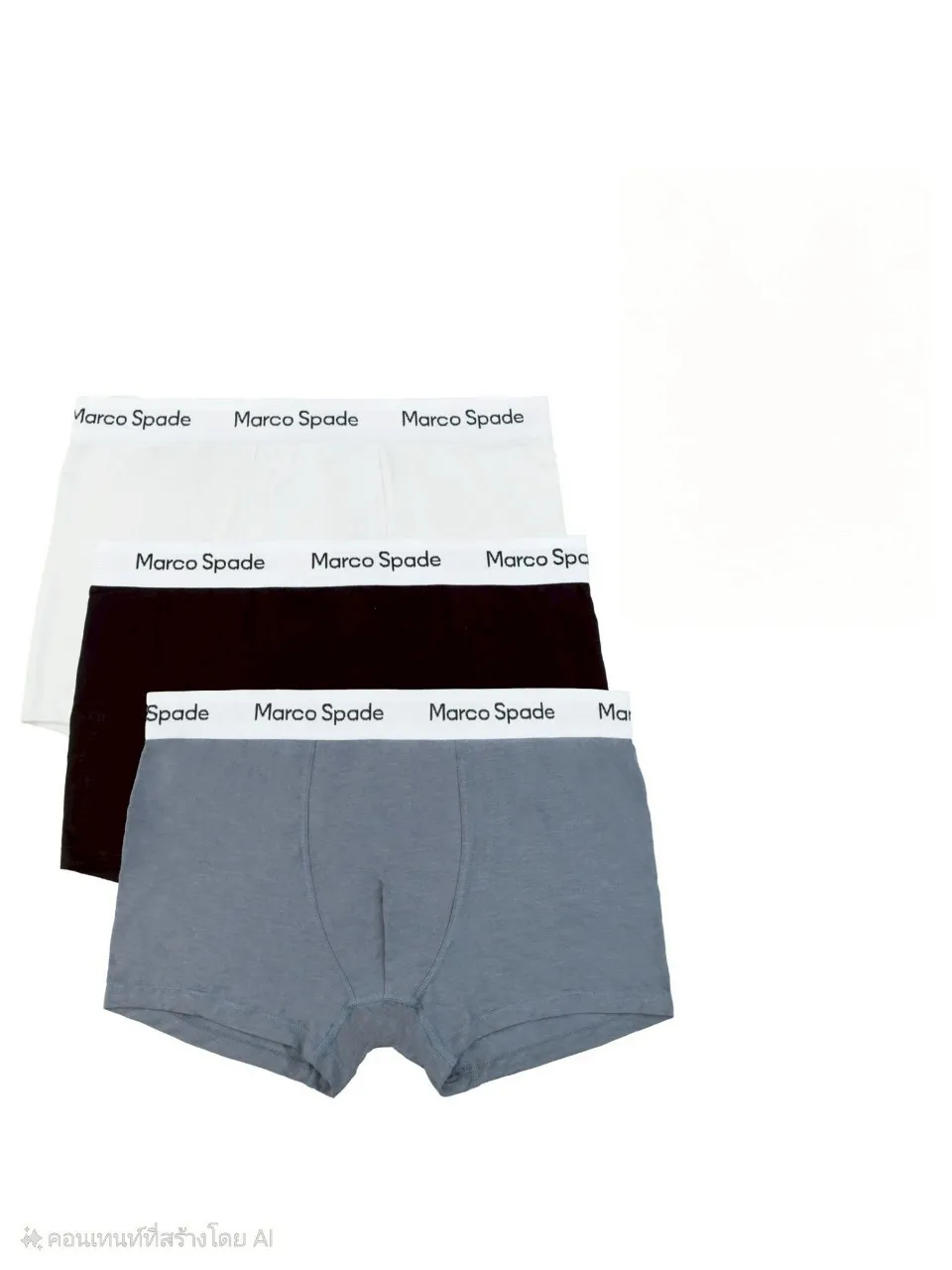 MARCO SPADE Marco Spade men s underwear, Pack of 3 colors: black/gray/white Trunk  Bamboo
