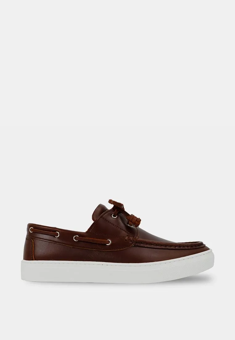BROWN STONE BROWN STONE NEW YORK BOAT SHOE BRANDY BROWN