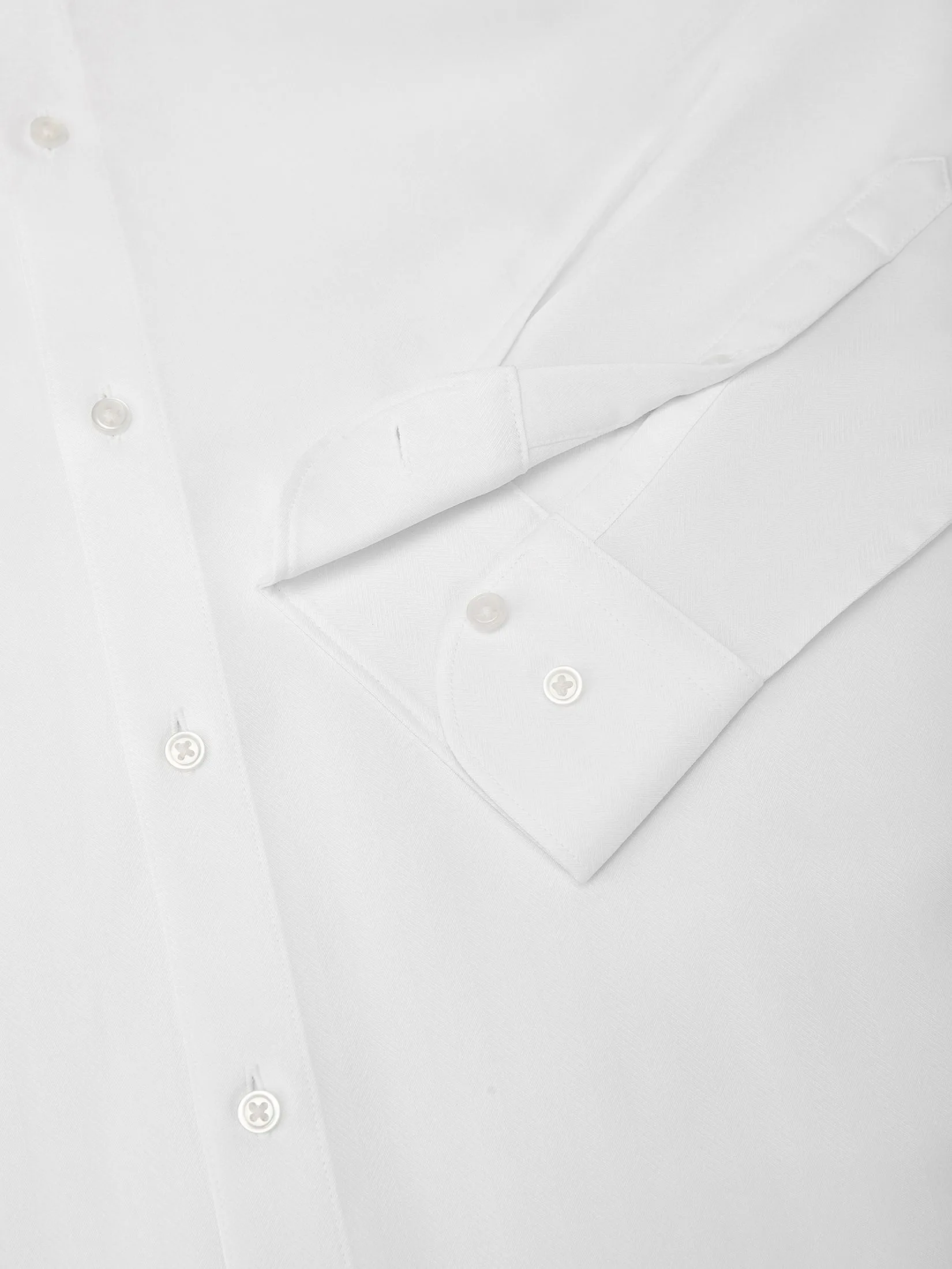 G2000 Men Clothing Non-Iron Dry Texture Shirt  Smart Fit - 5112332200 - White