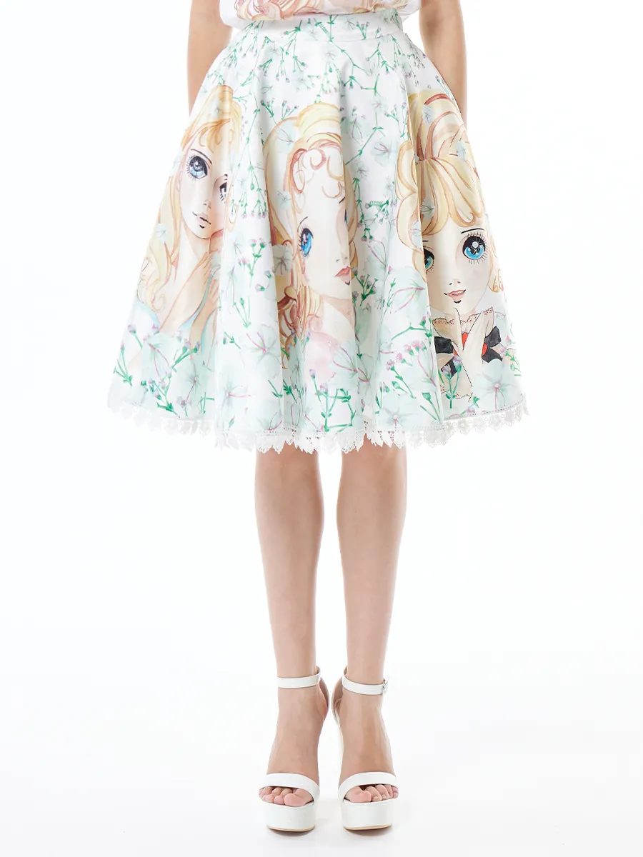 ICONIC WOMEN WHITE EMMA SKIRT