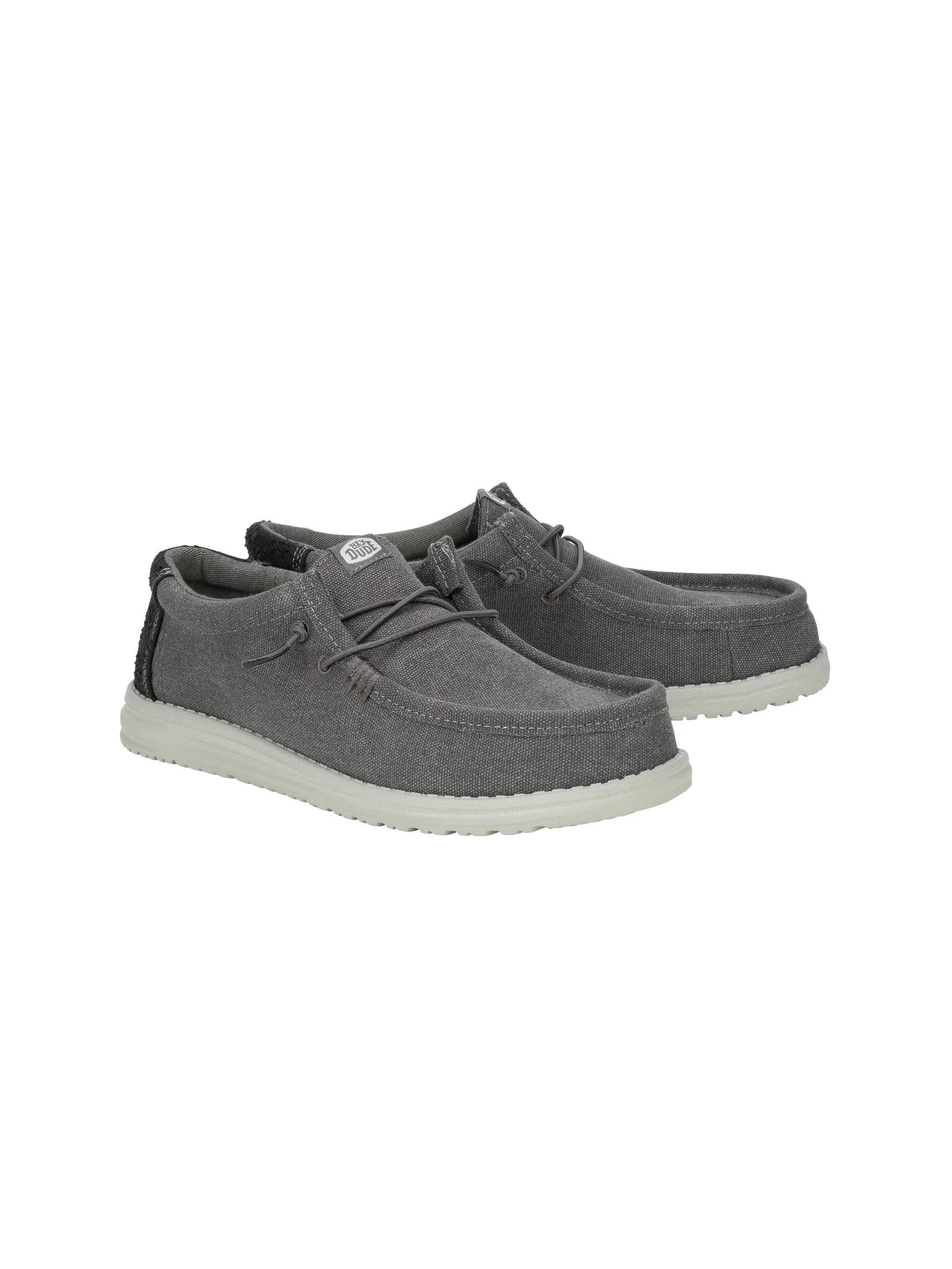 HEYDUDE WALLY WORKWEAR - GRANITE GREY/BLACK