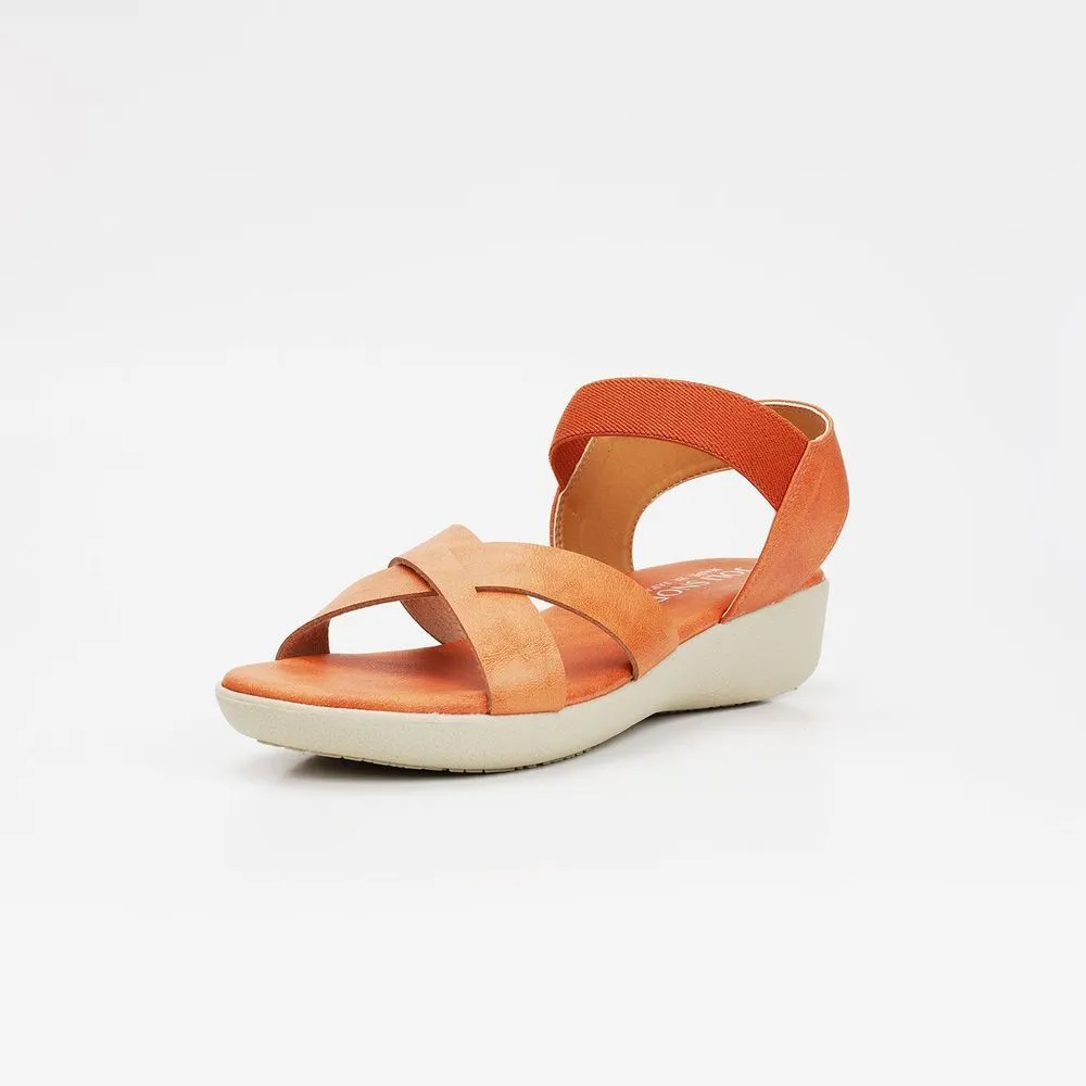 JOLI SNOB Orange Comfort Sandals ACT-32363