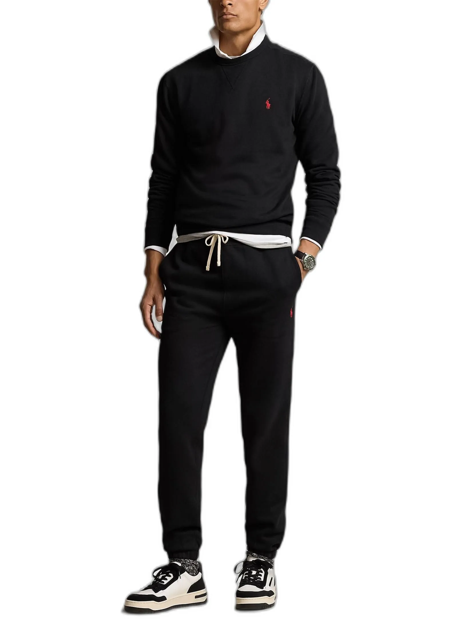 POLO RALPH LAUREN Men Pullover-The RL Fleece Sweatshirt MNPOKNI16820266-Black