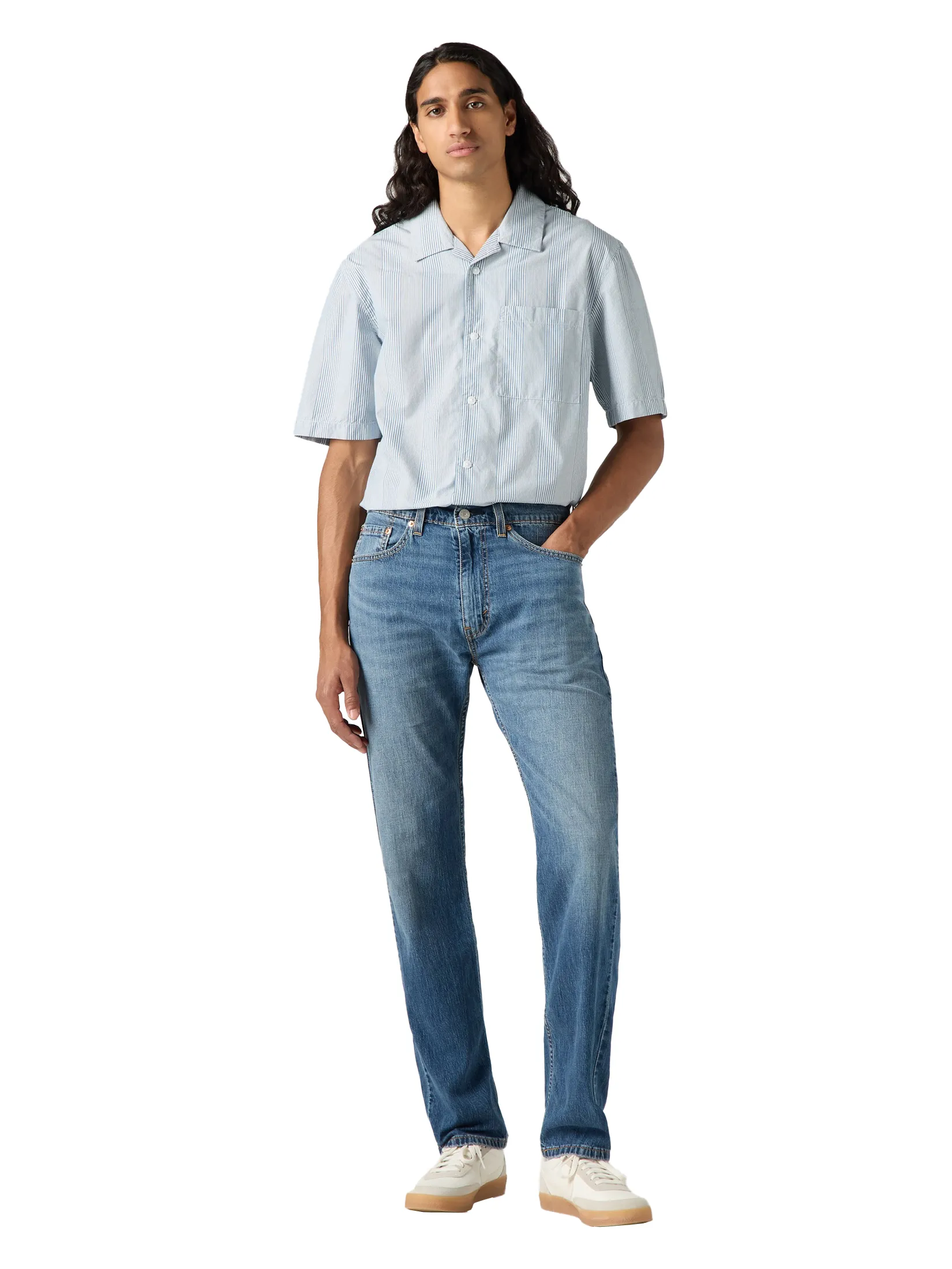 LEVI'S Men's 505 Regular Jeans ฺBlue