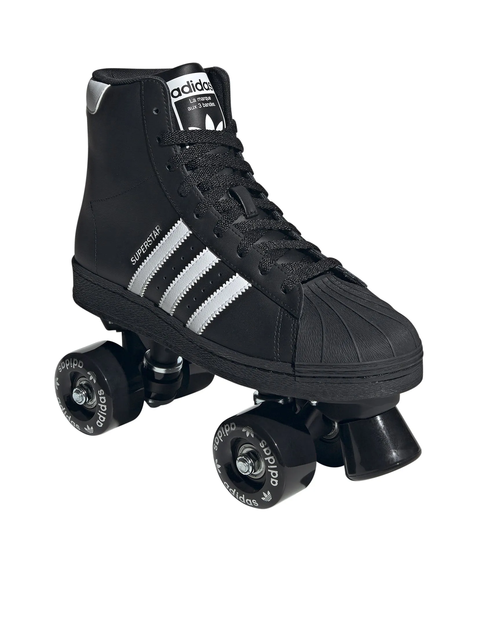 ADIDAS Women Roller Skates Superstar 82 JI3535 Core Black / Ftwr White / Silver Met