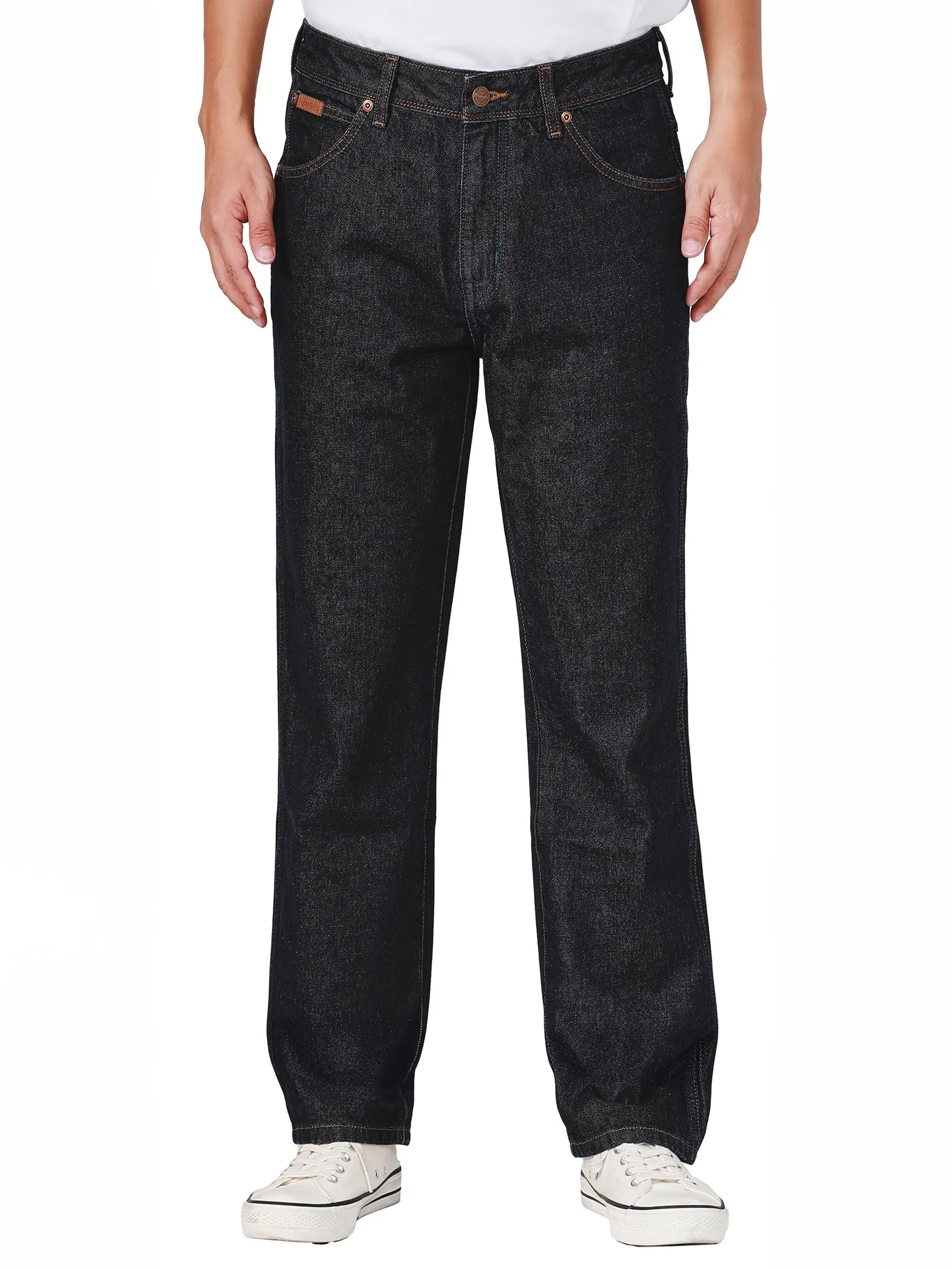 WRANGLER Men's Jeans Mid Texas Fit Dark Indigo Size - 40 EU