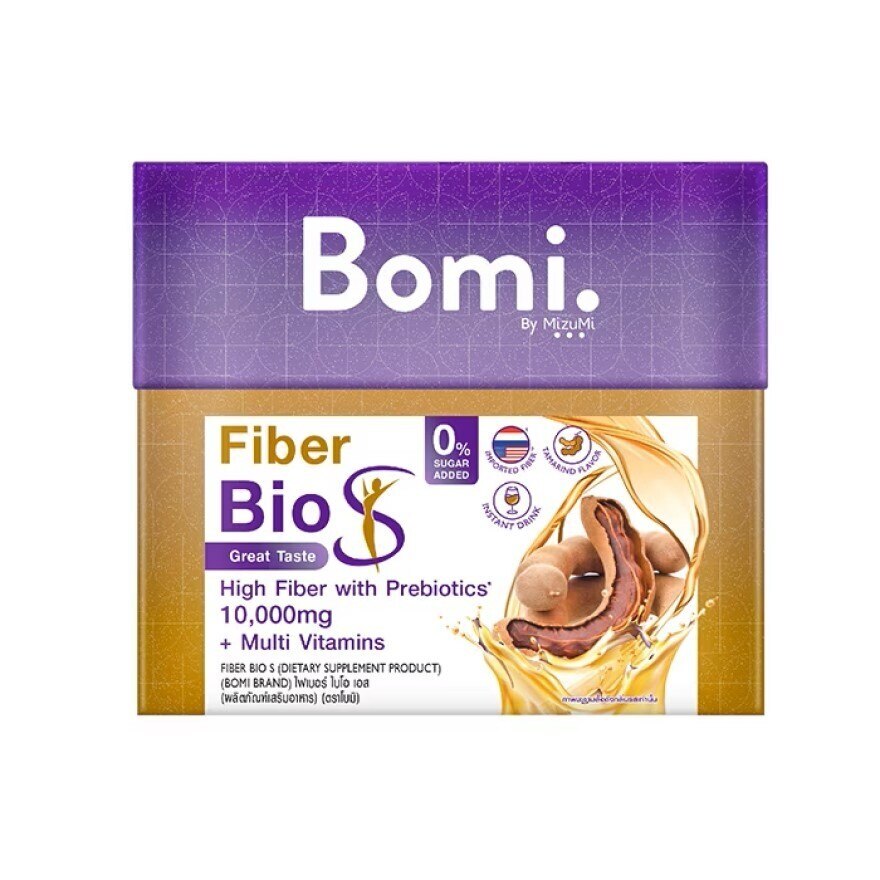 Bomi Fiber Bio S 10 Sachets Tamarind Flavor
