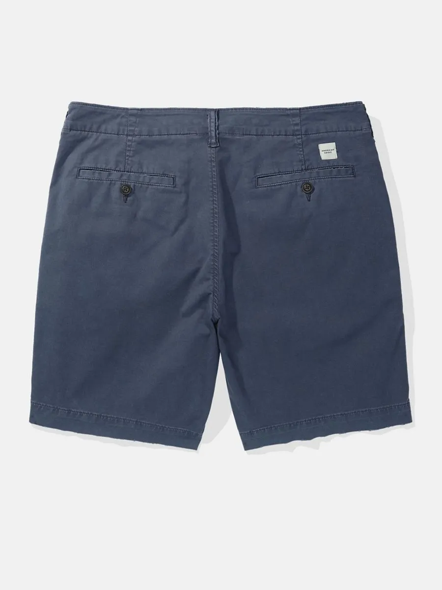 AMERICAN EAGLE MEN 7273 LIVED IN KHAKI SHORT 9 IN 553 CLASSIC NAVY