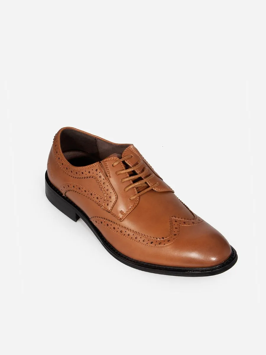 KENNETH COLE MEN'S FORMAL SHOES MARQUEE TECH WT / COGNAC