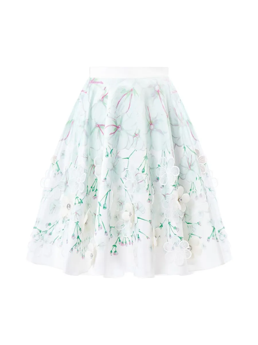 ICONIC WOMEN WHITE MATTY SKIRT