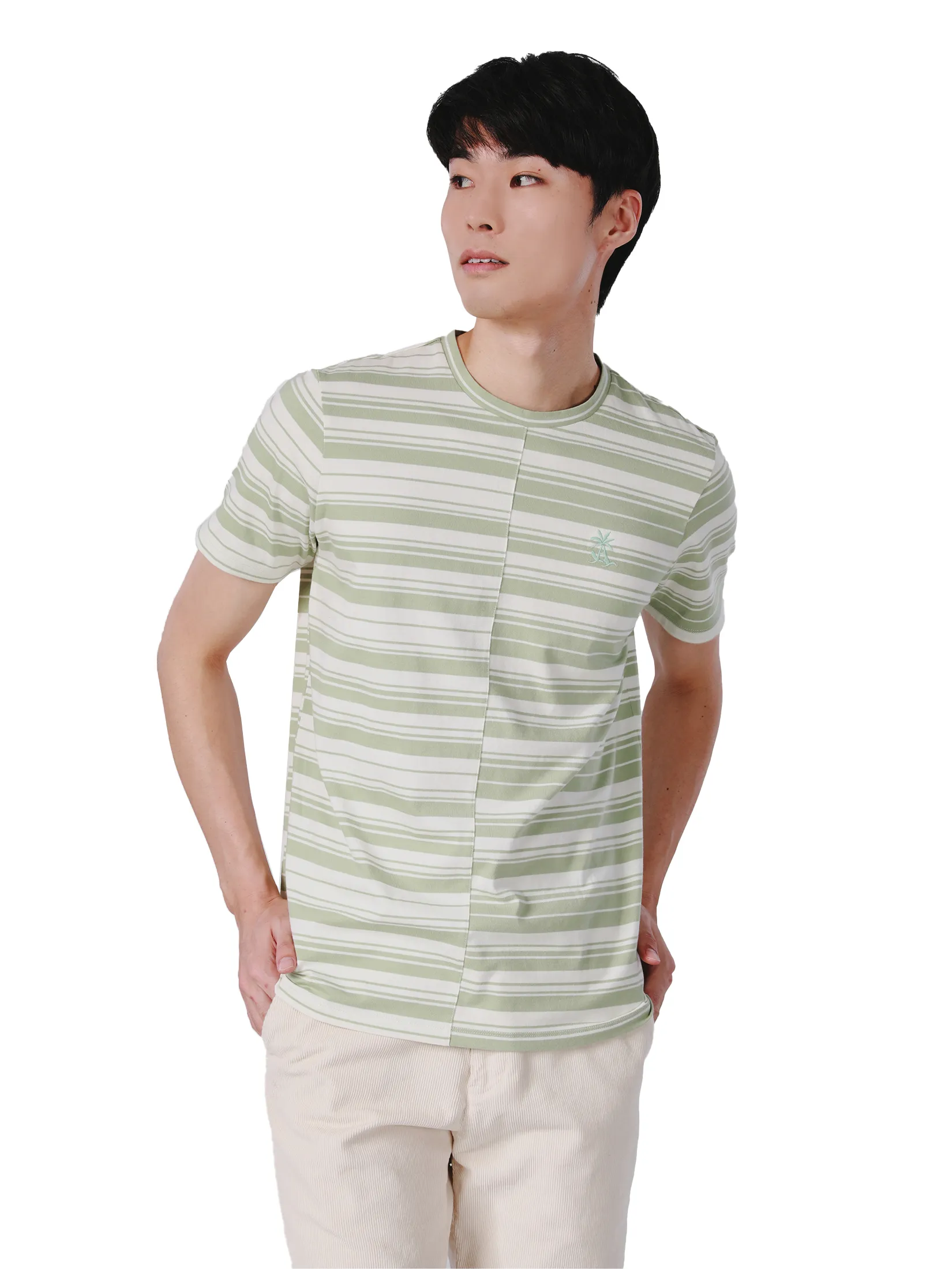 JOHN HENRY Men s T-Shirts (Slim Fit) SONGKRAN FESTIVAL Green