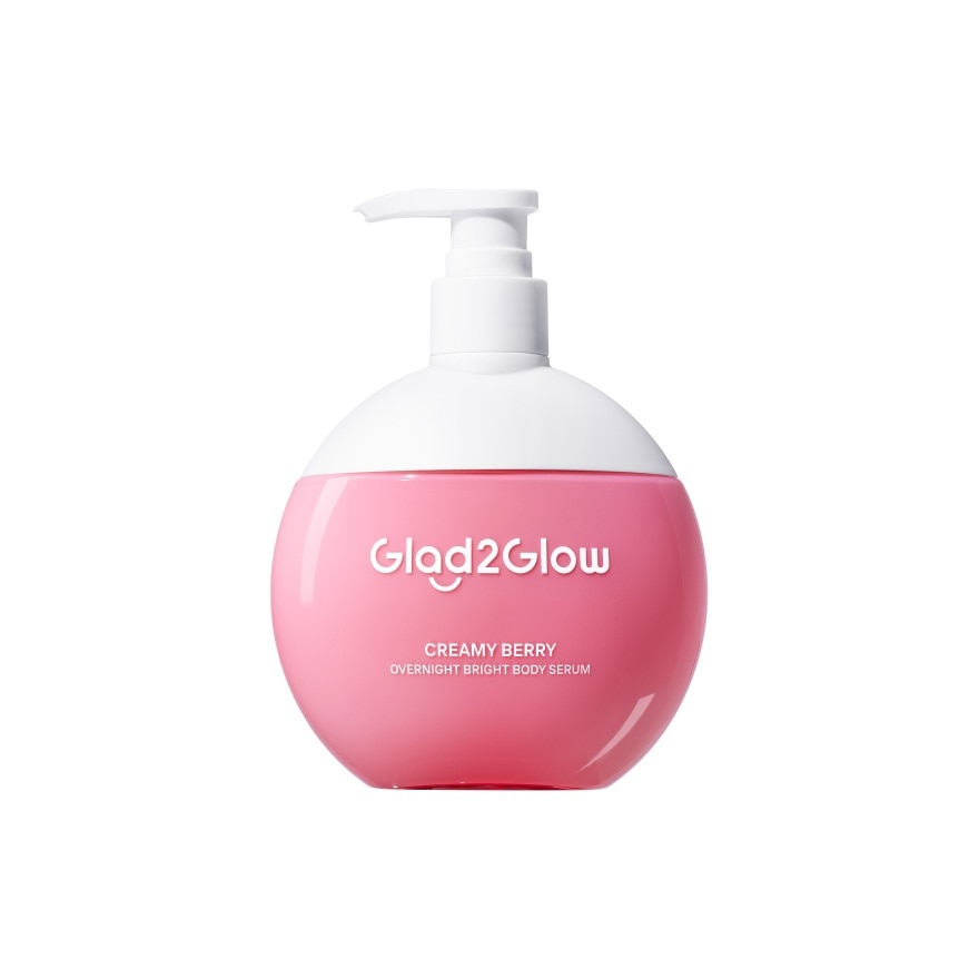 Glad2Glow Body Serum Creamy Berry Overnight Bright 300 Ml.