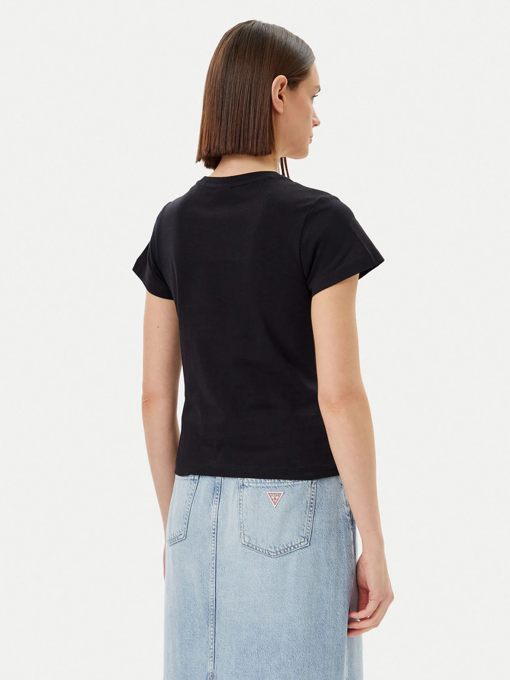 GUESS Women T-Shirt V5GI10K9RM1 - Black