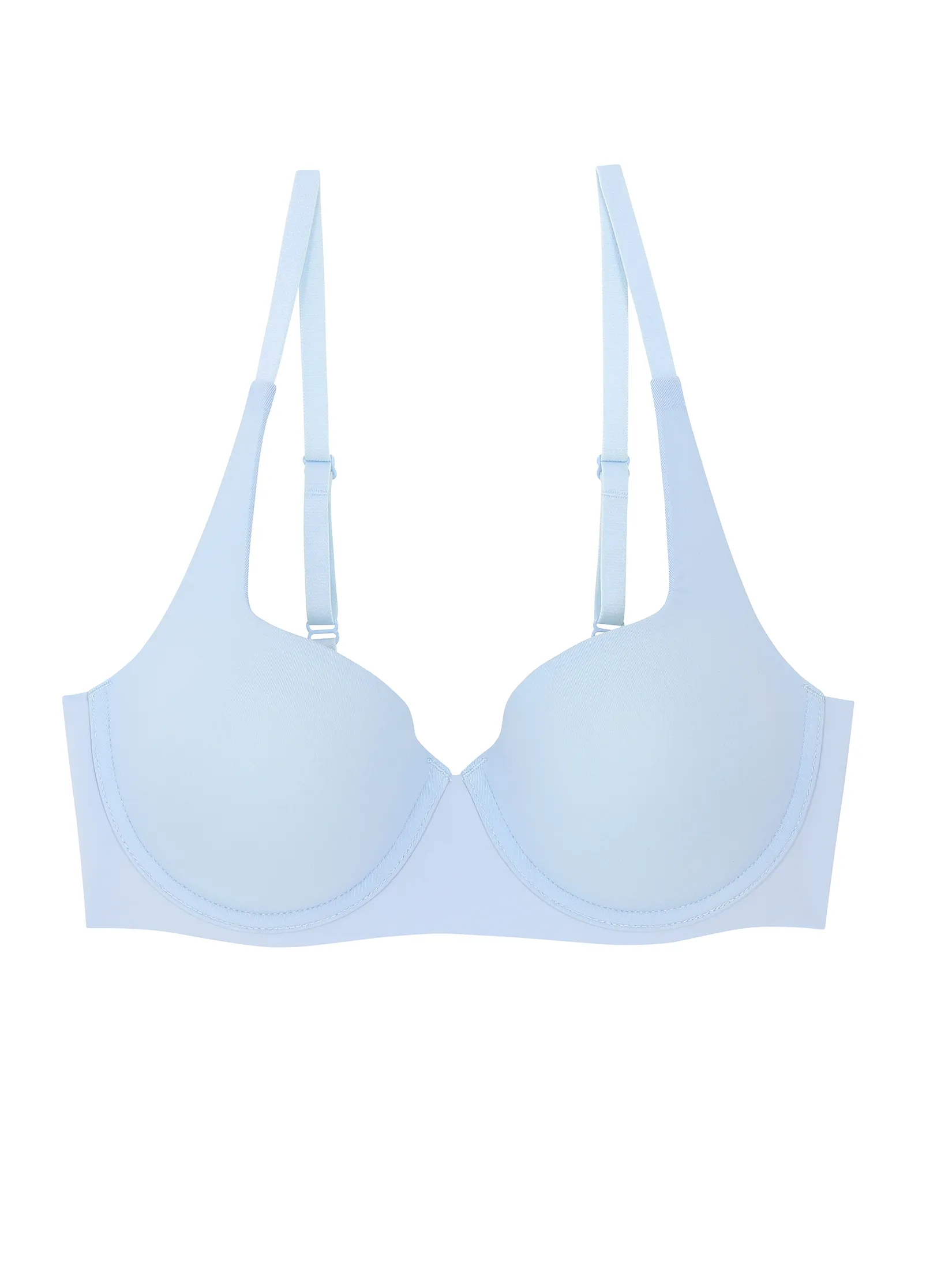 WACOAL Women Smooth Bra underwire thin padded Saxe blue