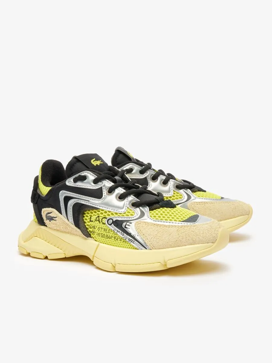 LACOSTE Yellow Women’s L003 Neo Contrasted Trainers