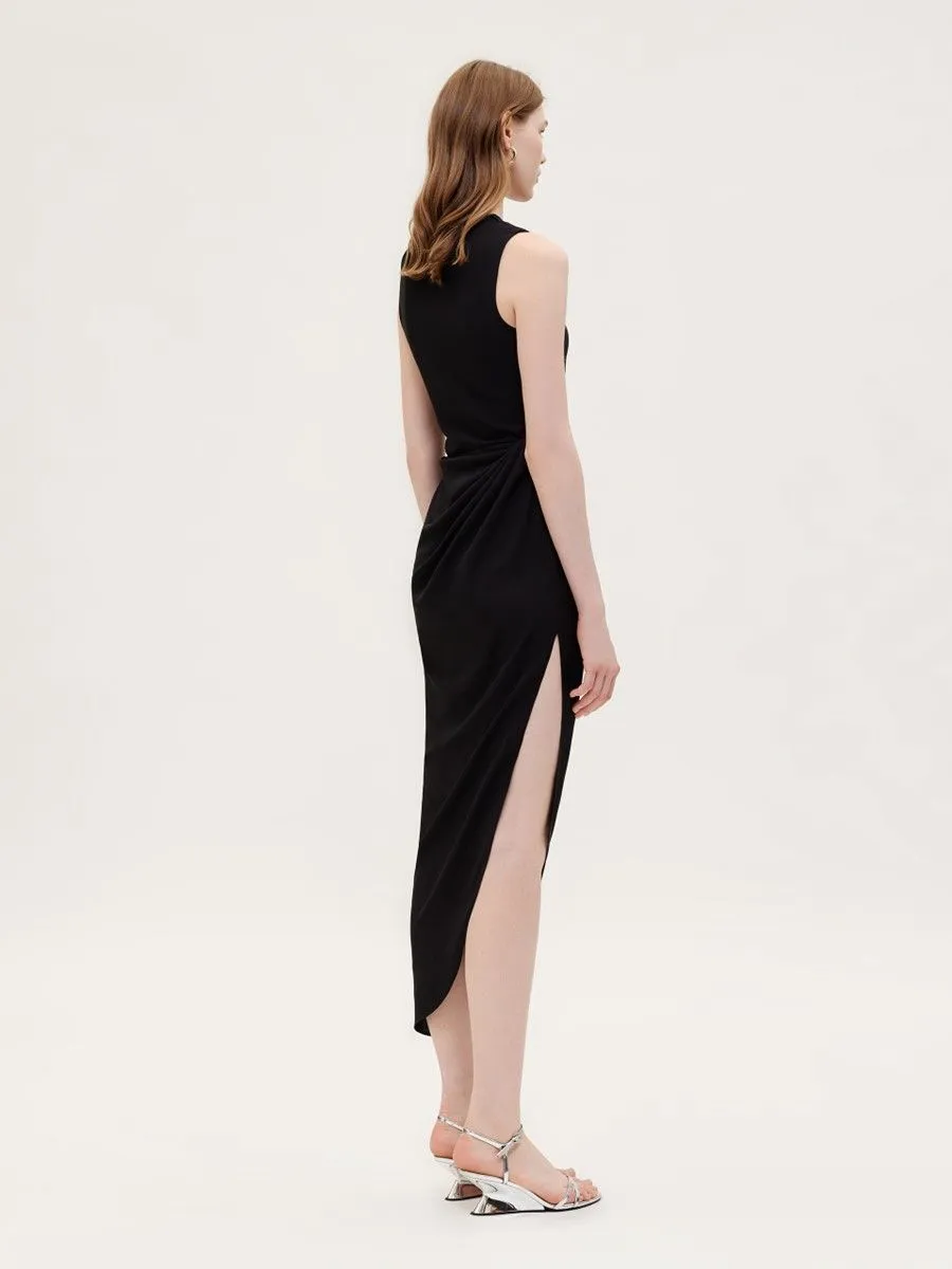 ASV ( SS24 )Kimber Asymmetrical Women Dress Black