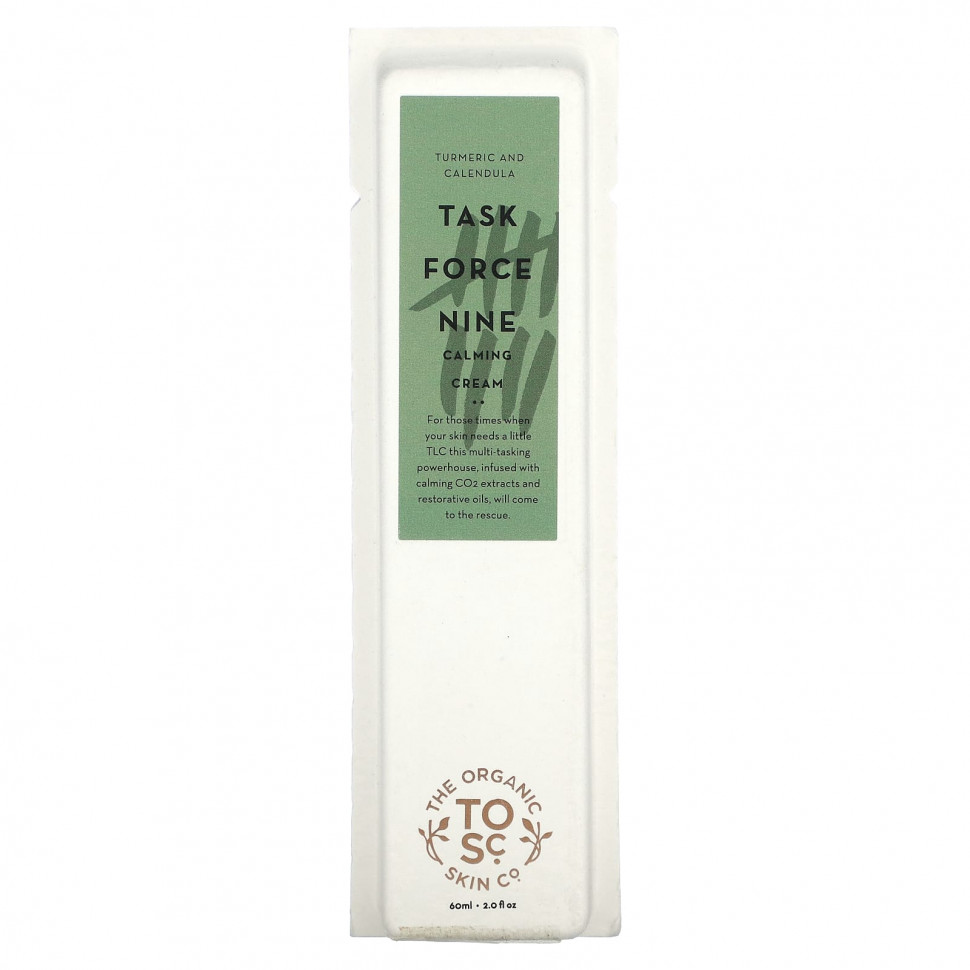 The Organic Skin Co., Task Force Nine, успокаивающий крем, 60 мл (2 жидк. Унции)