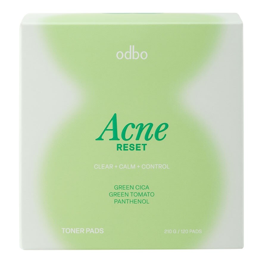 Odbo Skin Reset Toner Pads 120pcs. 01 Acne Reset