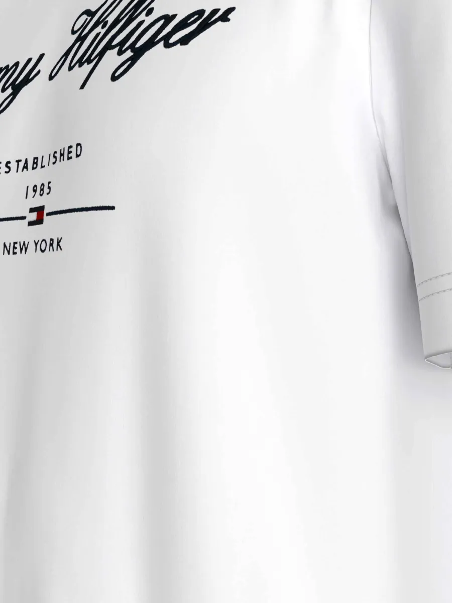 TOMMY HILFIGER MEN TEE WHITE