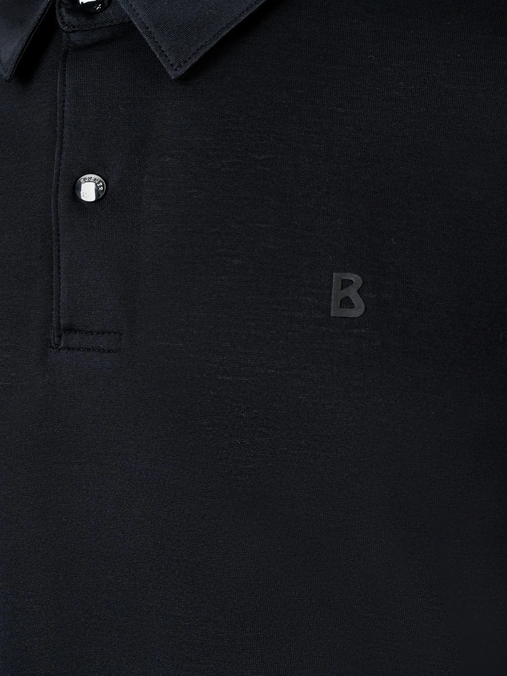 BOGNER MEN ASMO POLO SHIRT IN BLACK