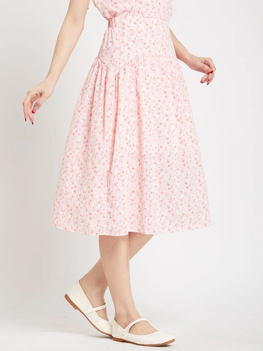 LOLITA Women Flare Skirt High Waist