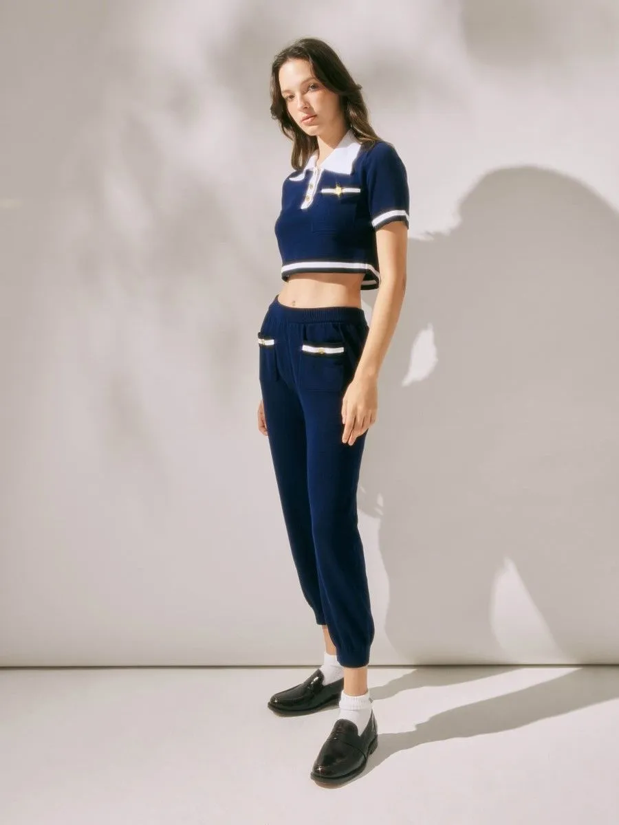 ASV (RS24) Dorothy Women Jumper Pants Navy Blue