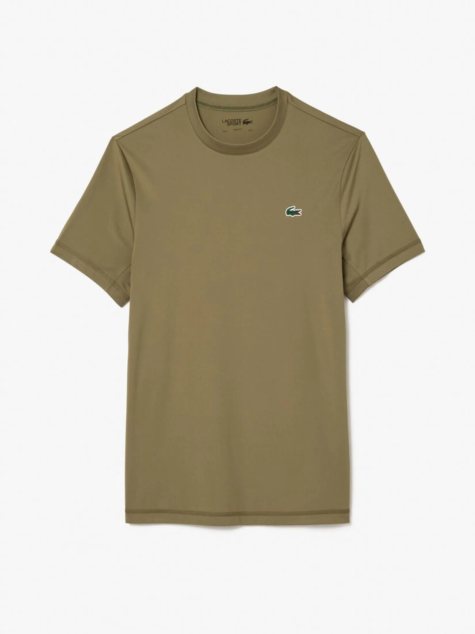 LACOSTE Slim Fit Stretch Jersey Sport T-shirt Green